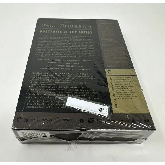 PAUL ROBESON PORTRAITS OF THE ARTIST 4 Dvd Boxset 8 Films CRITERION NEW SEALED - Picture 7 of 7